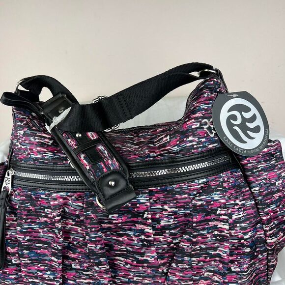 Rare Earth Stone Mountain Messenger Purse Multicolor Print New - Picture 3 of 8